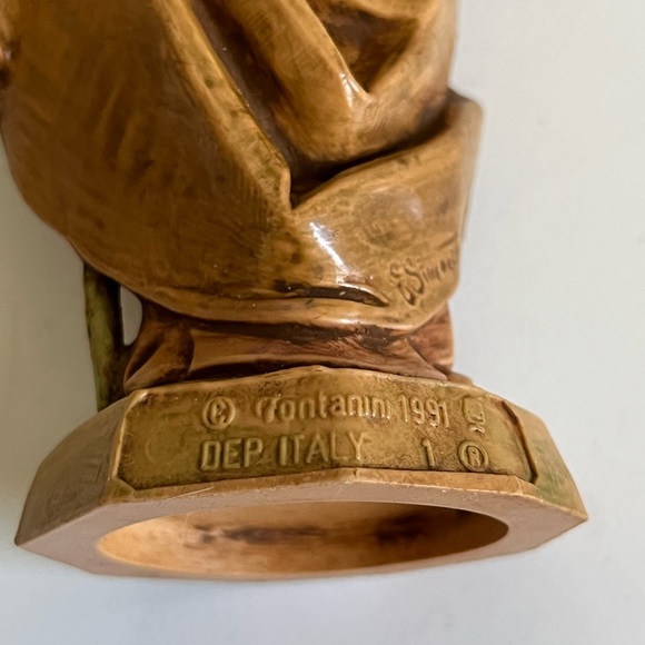 Vintage Fontanini Heirloom Nativity 5” Collection Joseph With Box and St… - Picture 6 of 6